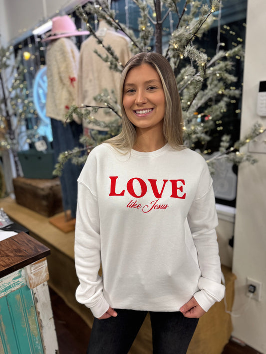 Love Like Jesus Mineral Sweatshirt