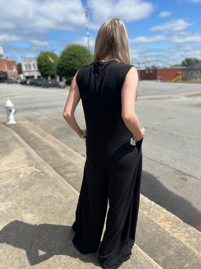 Woven Dreams Jumpsuit | Black