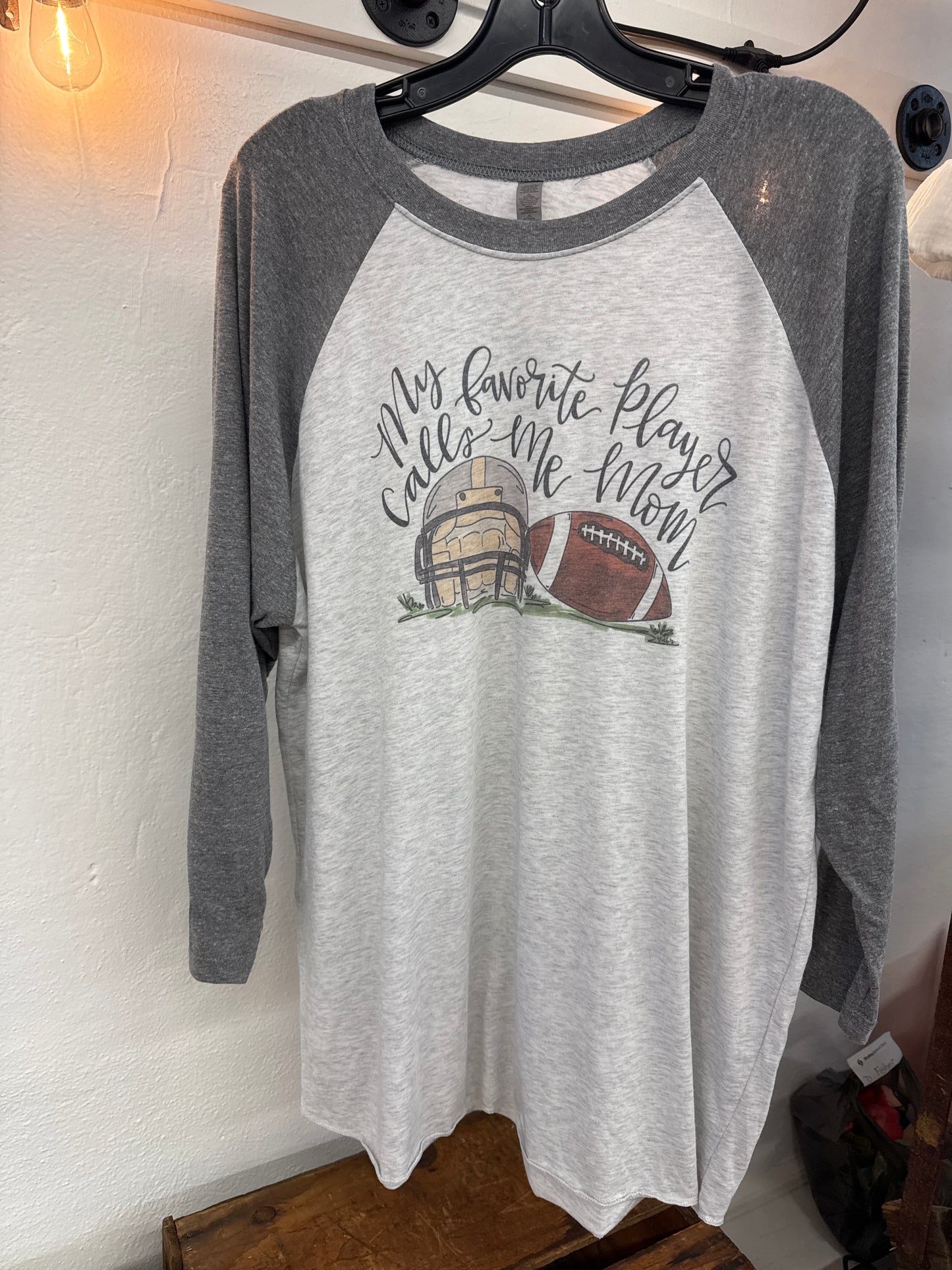 LK-  Football Baseball Tee | XL