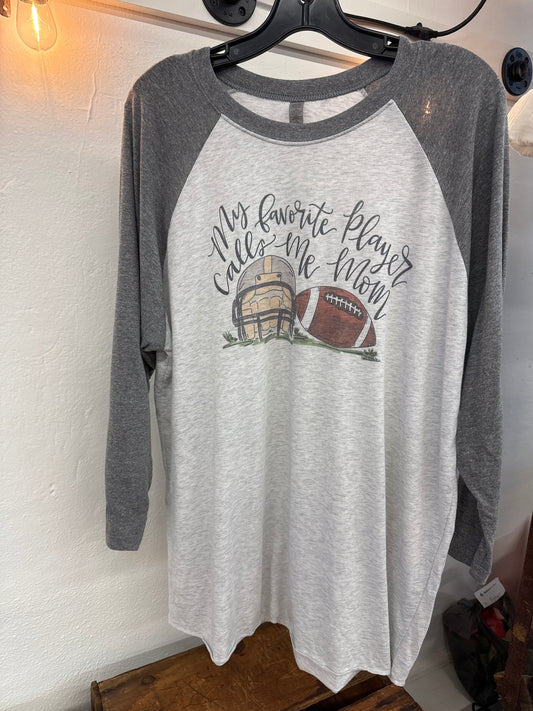 LK-  Football Baseball Tee | XL