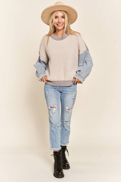 Denim Dreamer Sweater