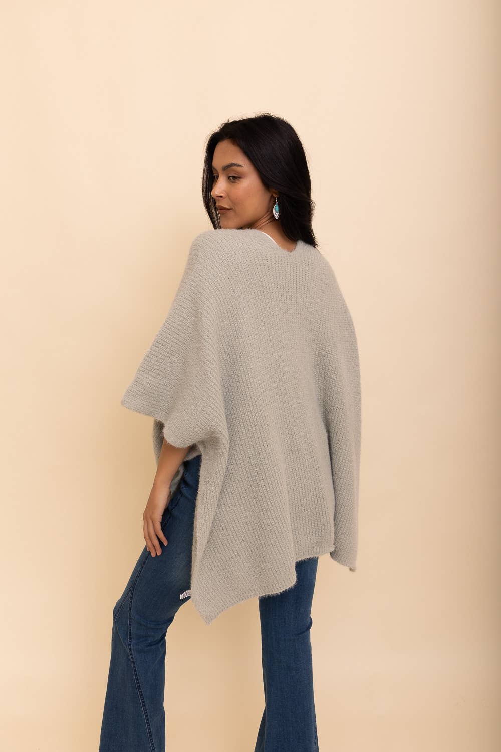 Clara Boucle Cardigan Poncho