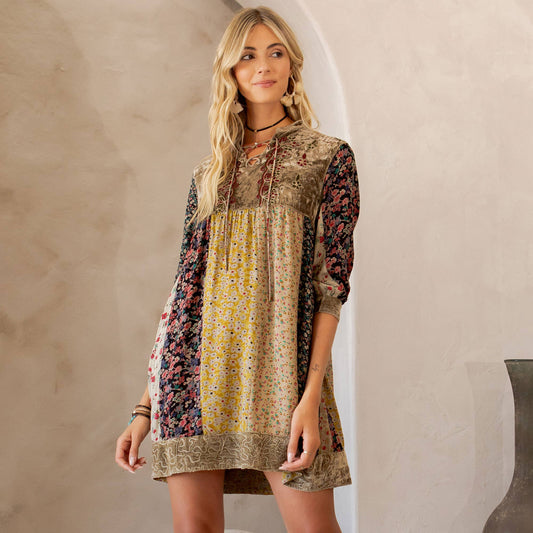 Esme Boho Dress | Olive