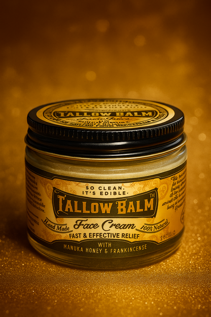 Tallow Face Cream with Manuka Honey & Castor Oil