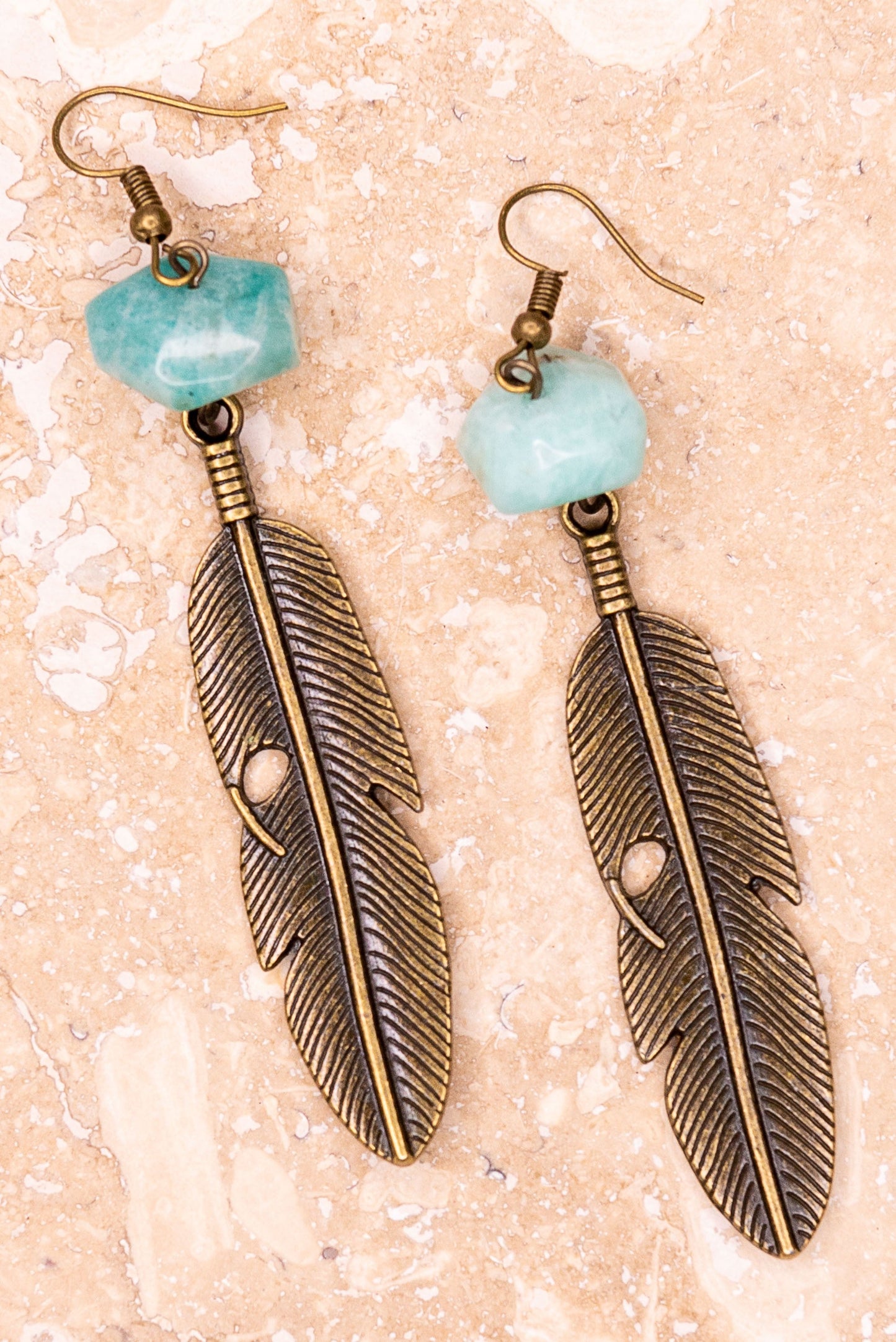 Raquel Amazonite Earrings