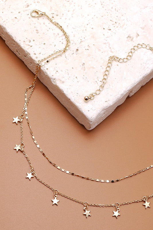 Delicate Star Layer Necklace