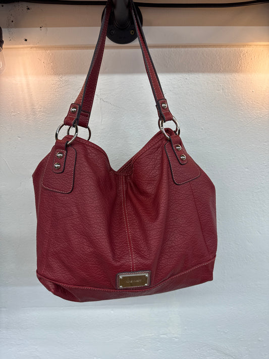 Nine West Red Leather Handbag