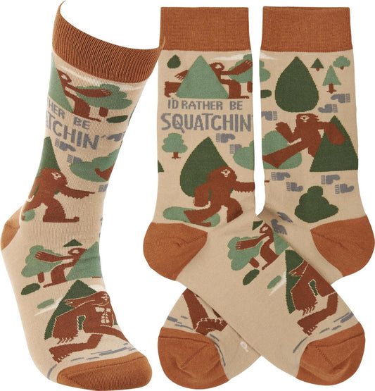 Rather Be Squatchin' Socks