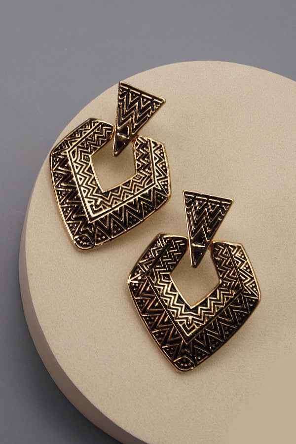 Aztec Antique Earrings