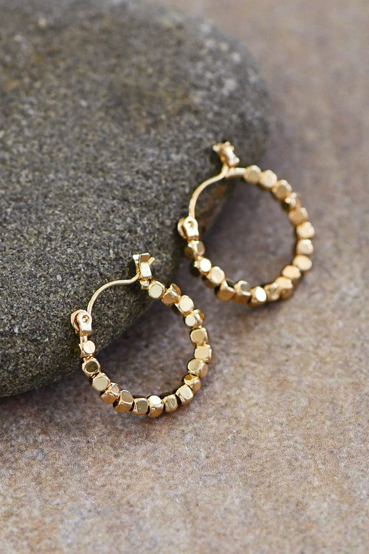 Gold Plated Hoop Earrings