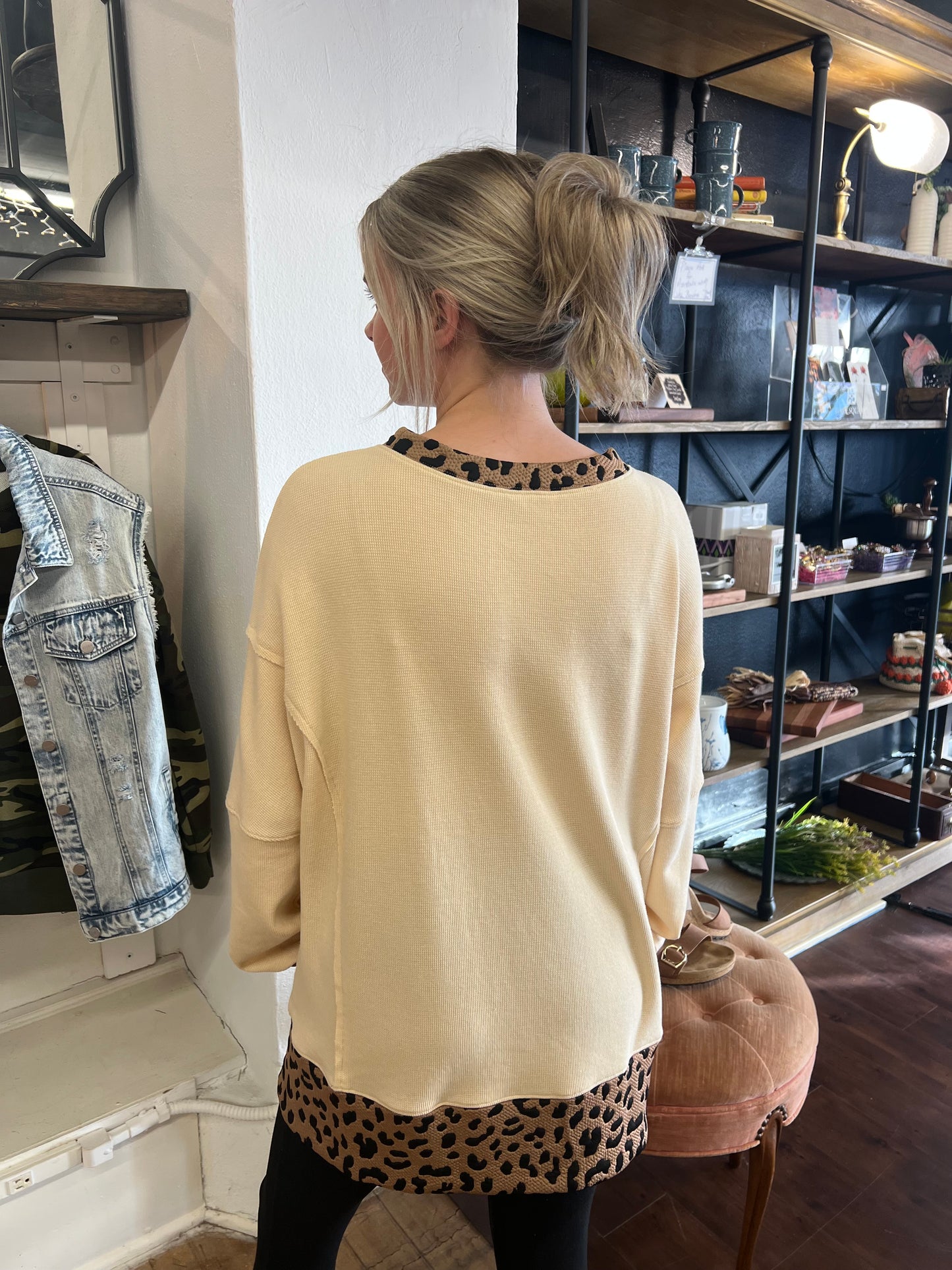 Leopard Star Sweatshirt