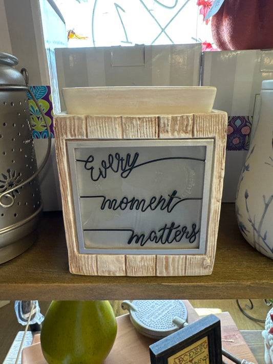 SE - scentsy  every moment matters  wax burner
