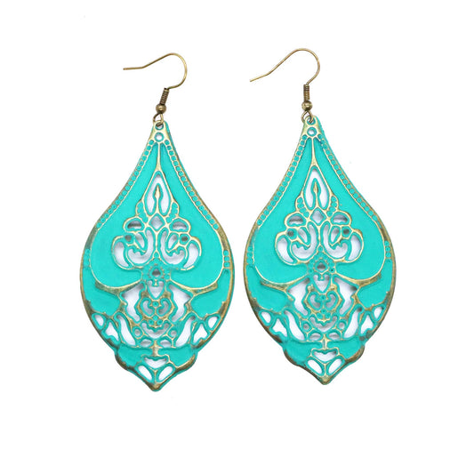 Vindicate Earrings-Turquoise