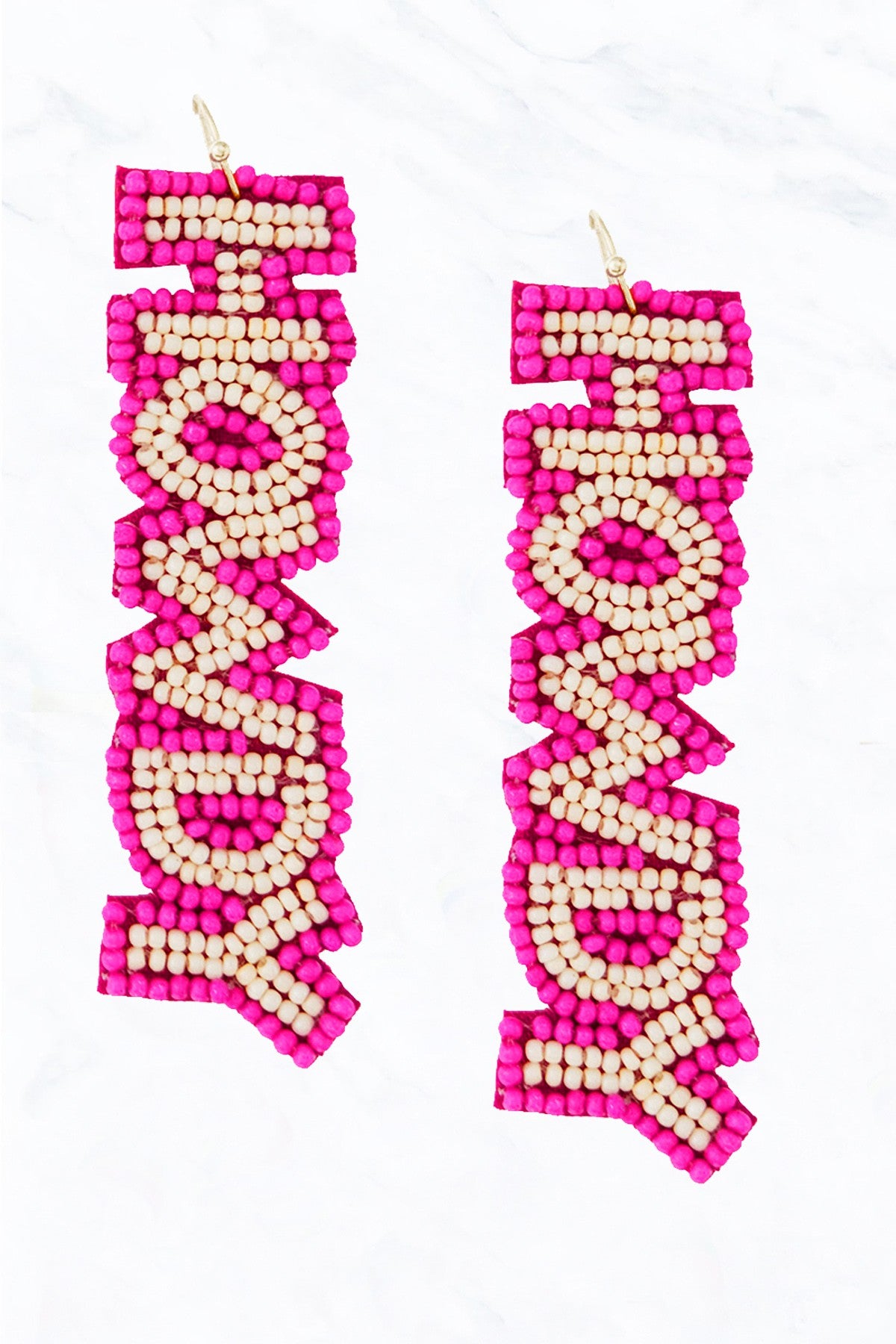 Howdy Beaded Earrings