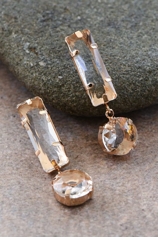 Clear Drop Earrings