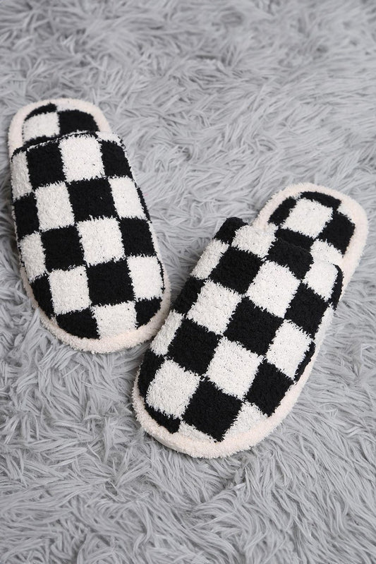 Checkered Slippers