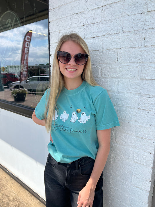 Tis The Season Fall Tee | Seafoam