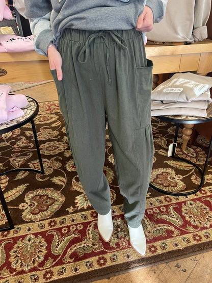 Verde Barrel Pants