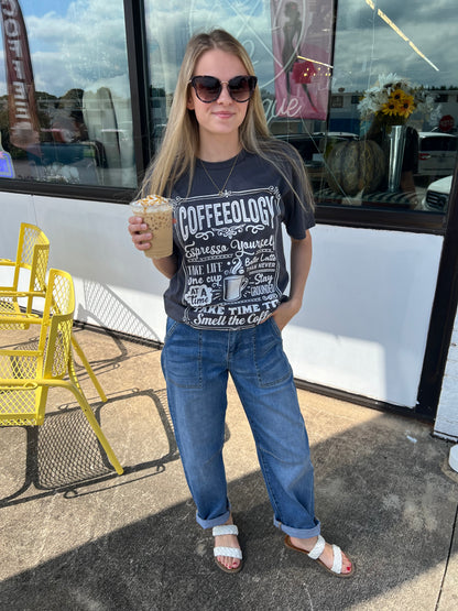 Coffeeology Graphic Tee | Dark Gray
