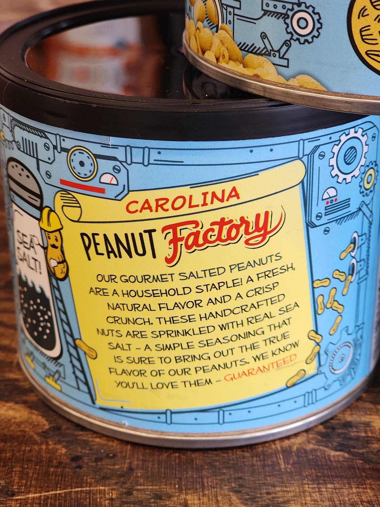 Carolina Peanut Factory Sea Salt Peanuts - 10 oz Can