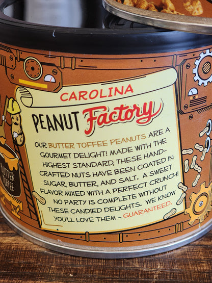 Carolina Peanut Factory Butter Toffee Peanuts - 10 oz Can