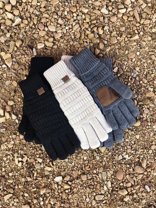C.C Fleece Lined Touchscreen Gloves
