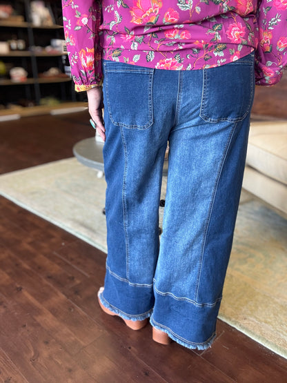 Prussian Drawstring Denim Pants