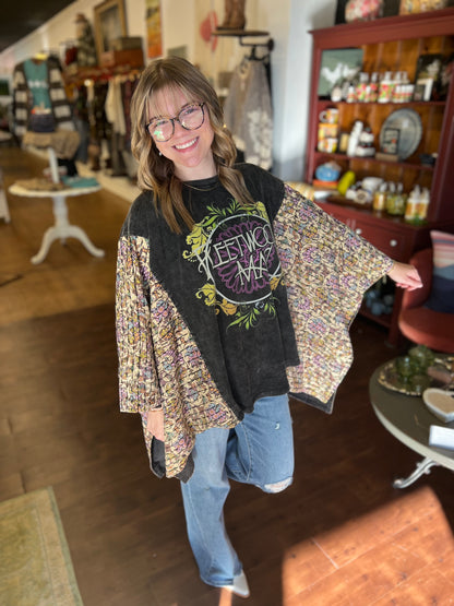 Vintage Fleetwood Mac Poncho Top