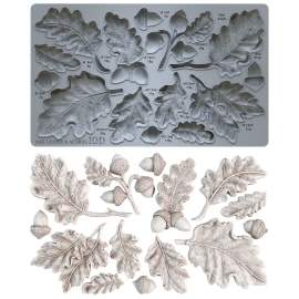 Oak Leaves & Acorns 6X10 IOD Mould