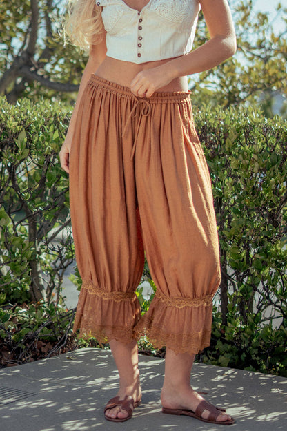 Angelic Bloomer Pants | Brown