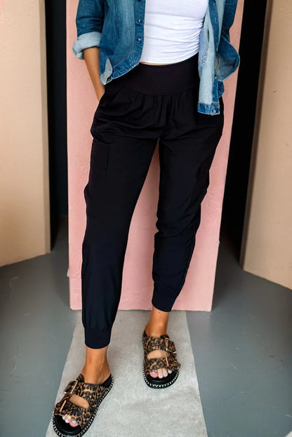 Downtown Black Jogger