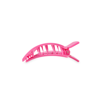 Square Flat Hair Clip | Small | Paradise Pink