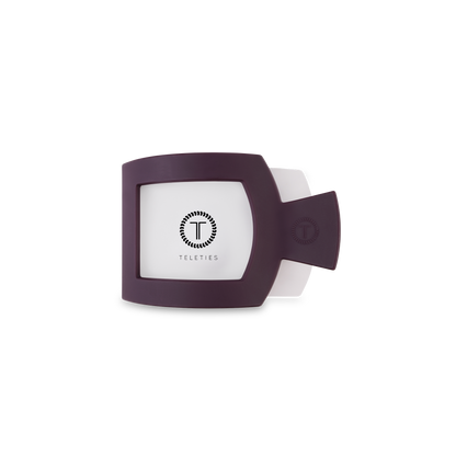 Burgundy Bliss Small Flat Square Hair Clip