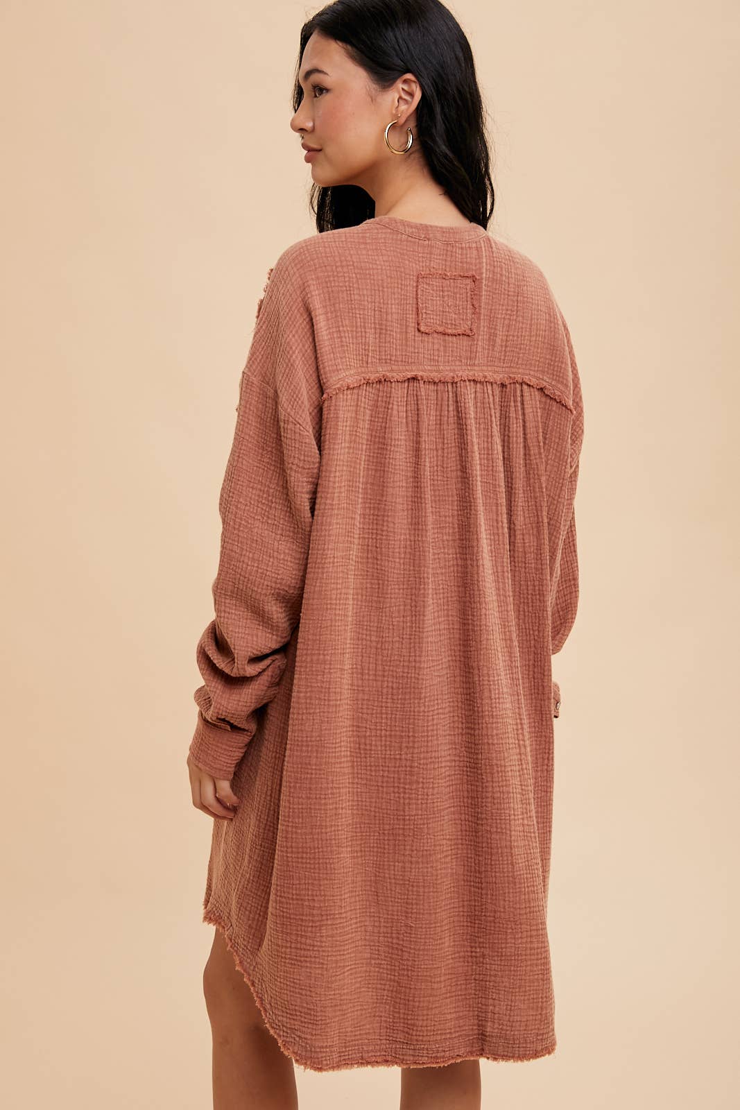 Amara Muslin Shirt Dress