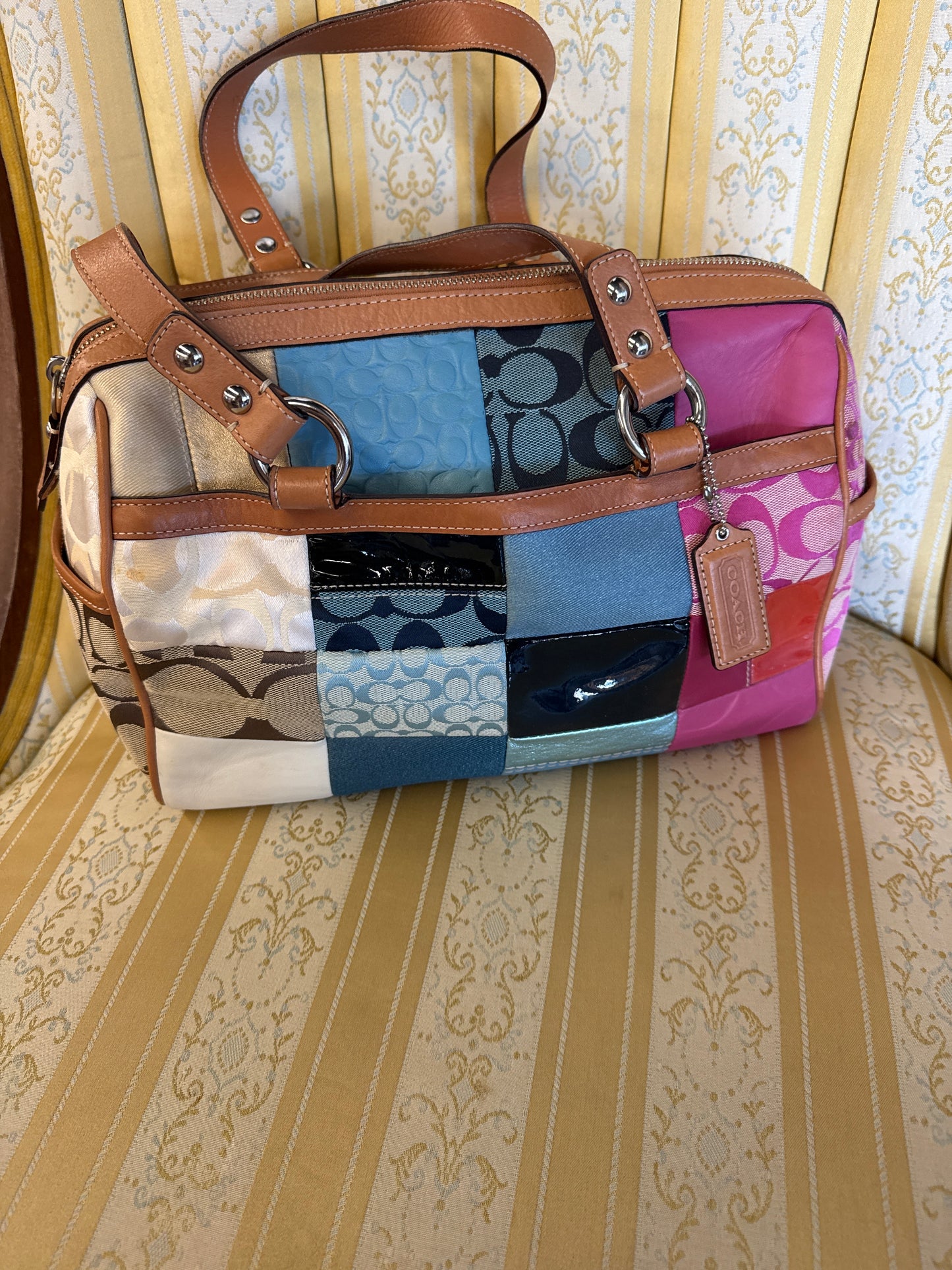 SE - Coach Multi Color Barrel Bag