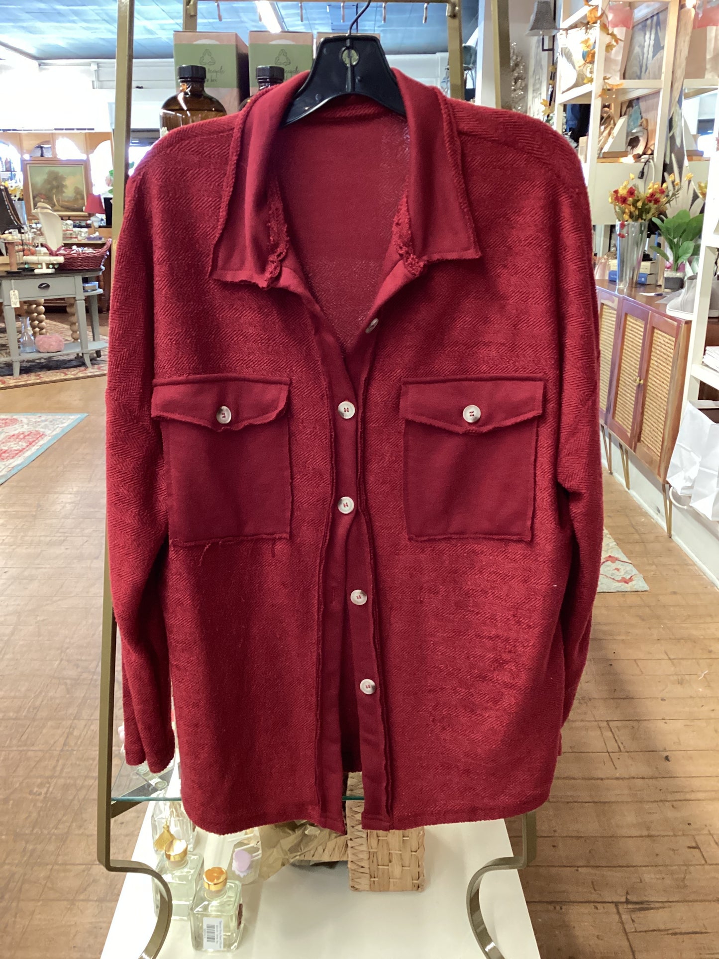 WP |Red Shacket | Large