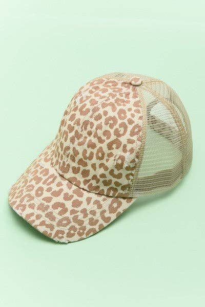 Premium Distress Mesh Back Baseball Cap