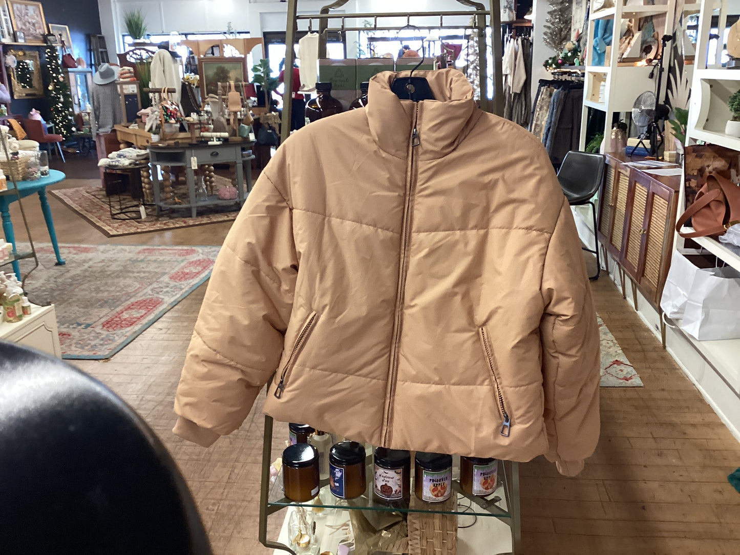 EMR Remix cropped puffer | small