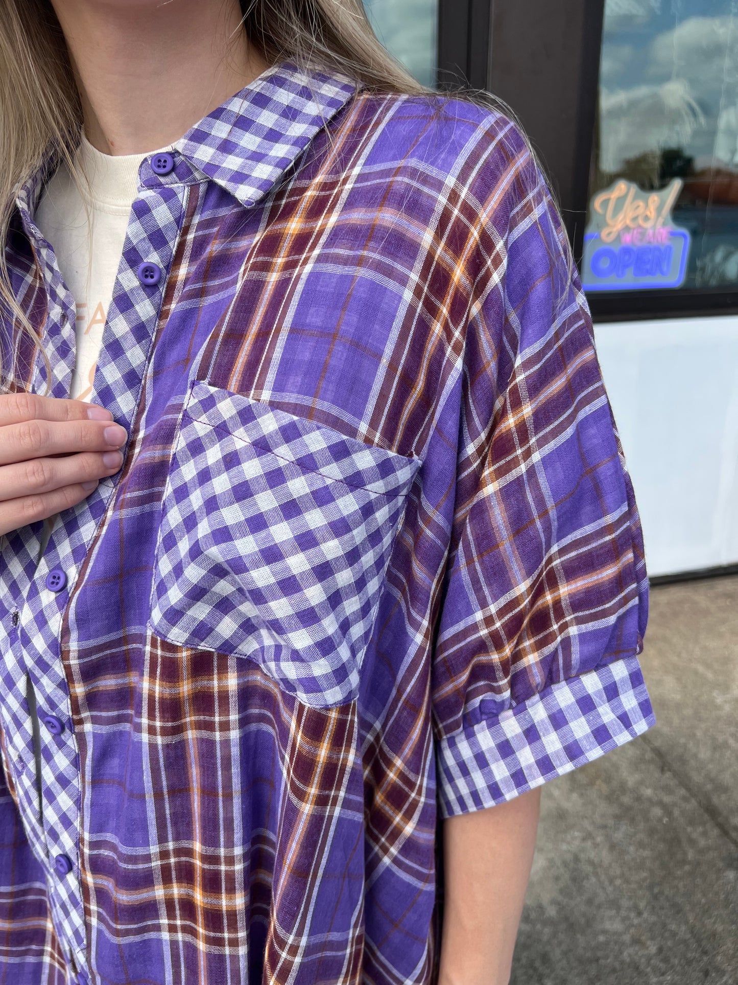 Juliet Plaid/Gingham Top