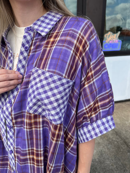 Juliet Plaid/Gingham Top