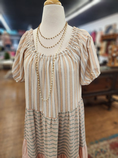 Bella Striped Maxi Dress