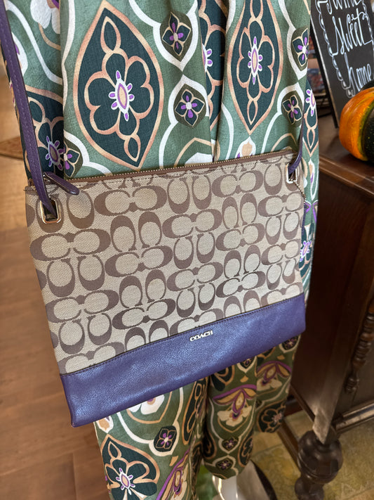 SE - Coach Madison Signature Print Slim Bag
