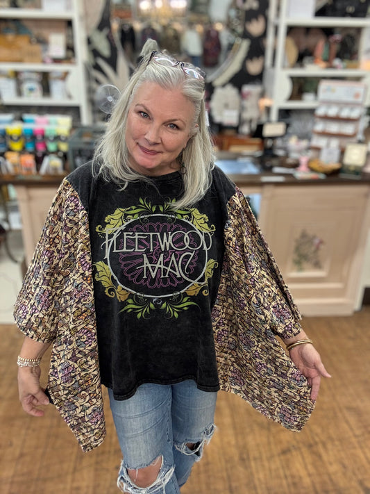Vintage Fleetwood Mac Poncho Top