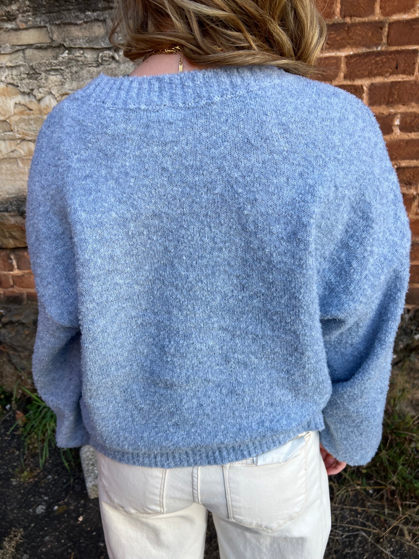 My Teddy Bear Sweater | Blue