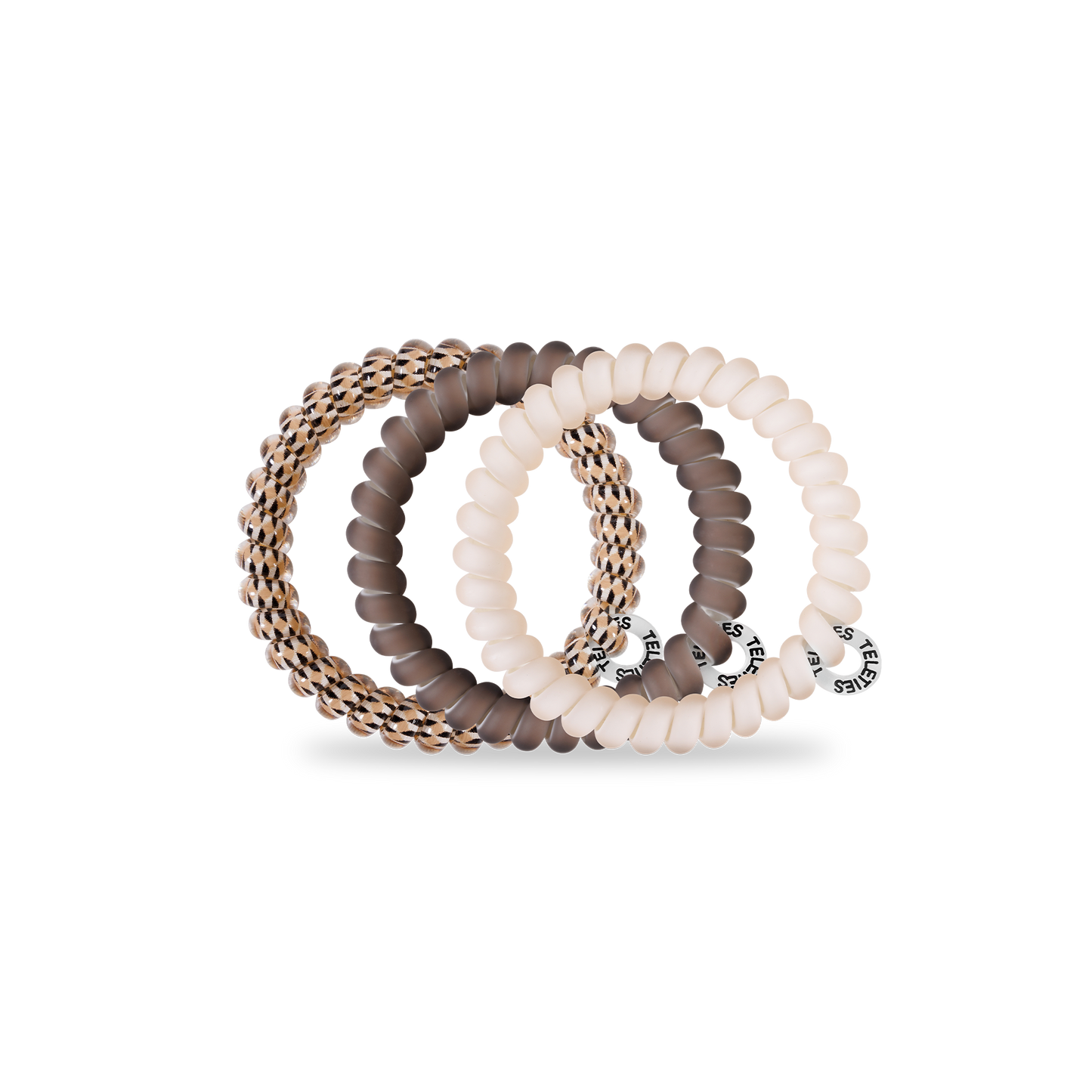 Toasted - Small Spiral Hair Coils, Hair Ties, 3-pack