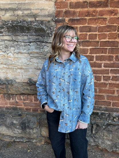 Doggy Denim Shirt