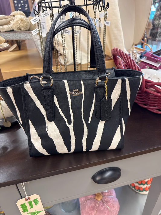 SE - Coach Black Zebra Bag