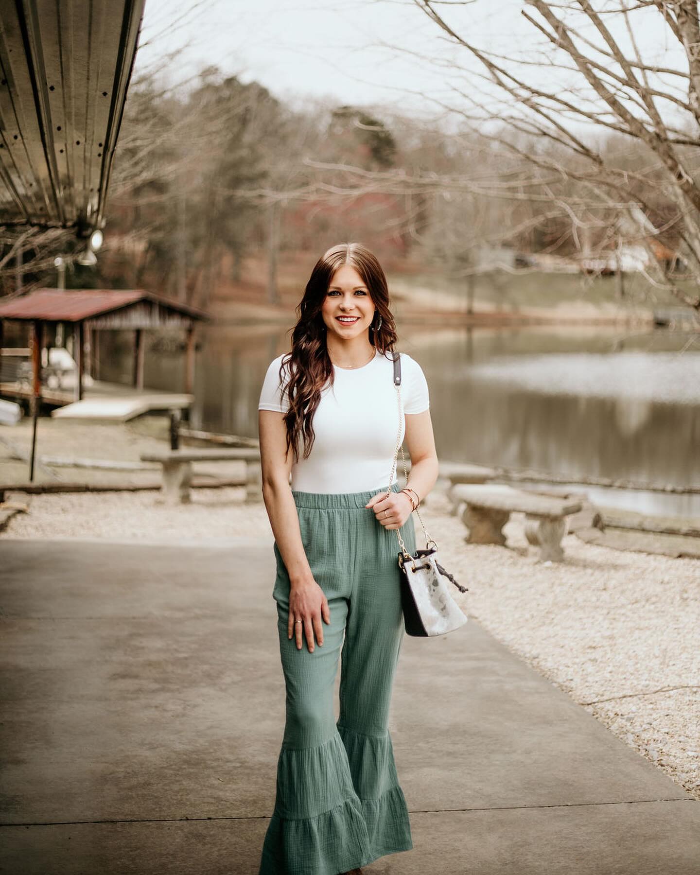 Feeling Groovy Linen Bell Bottoms