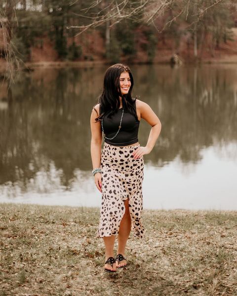 Out in The Wild Midi Skirt