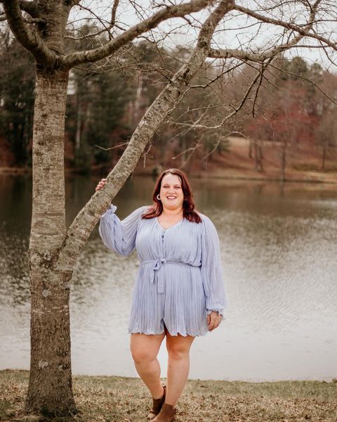 Feelin' Blue romper